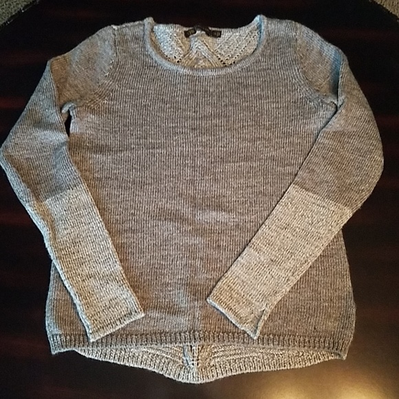 Outback Red Gray Color block Long sleeve Sweater - Picture 1 of 6